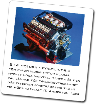 Motorrumet på BMW M3 E30 1987