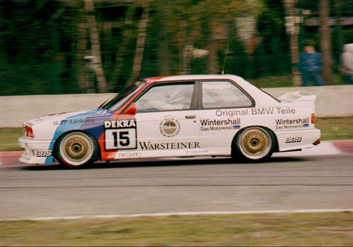 BMW M3 E30 DTM 1989 champion Driver Roberto Ravaglia